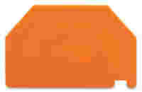 Separator plate; 2 mm thick; oversized; orange