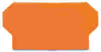 Separator plate; 2 mm thick; oversized; orange