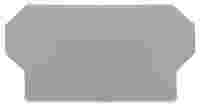 Separator plate; 2 mm thick; oversized; gray
