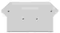 End and intermediate plate; 2.5 mm thick; light gray