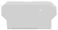 Separator plate; 2 mm thick; oversized; light gray
