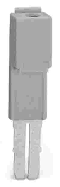 Test plug adapter; 5 mm wide; for test plug (2.3 mm Ø); suitable for 1.5 mm² - 4 mm² tbs; gray
