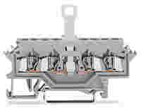 Disconnect terminal block; 4-conductor; 5 mm wide; blue