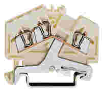Shield terminal block; 3-conductor; angled; 28-12 AWG; 5 mm wide