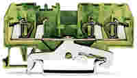 3-conductor ground terminal block; 2.5 mm²; center marking; for DIN-rail 35 x 15 and 35 x 7.5; CAGE CLAMP®; 2,50 mm²; green-yellow