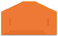 WAGO Separator plate; 2 mm thick; oversized; orange