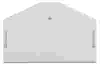 End and intermediate plate; 2.5 mm thick; light gray