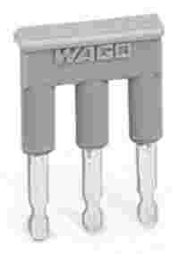 WAGO Jumper; 3-way; insulated; gray