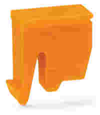 Lock-out; prevents reclosing of slide link; snap-in type; orange