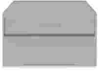 WAGO End and intermediate plate; 4 mm thick; gray