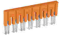 WAGO Jumper; 7-way; insulated; orange
