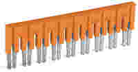 WAGO Jumper; 9-way; insulated; orange