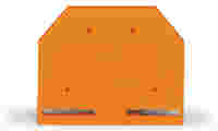 WAGO End and intermediate plate; 4 mm thick; gray
