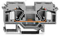 2-conductor through terminal block; 16 mm²; lateral marker slots; for DIN-rail 35 x 15 and 35 x 7.5; CAGE CLAMP®; 16,00 mm²; blue