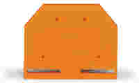 WAGO End and intermediate plate; 2.5 mm thick; gray
