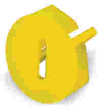 WAGO Finger guard; touchproof cover protects unused conductor entries; yellow