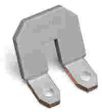 WAGO Jumper; for conductor entry; 2-way; insulated; gray