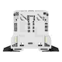 2-conductor through terminal block; 50 mm²; suitable for Ex e II applications; lateral marker slots; with fixing flanges; POWER CAGE CLAMP; 50,00 mm²; light gray