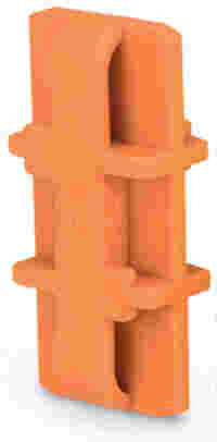 Fixing element; for 95 mm² high-current terminal blocks; orange