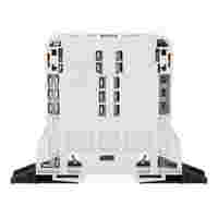 2-conductor through terminal block; 95 mm²; suitable for Ex e II applications; lateral marker slots; with fixing flanges; POWER CAGE CLAMP; 95,00 mm²; light gray