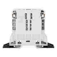 WAGO 2-conductor through terminal block; 95 mm²; suitable for Ex e II applications; lateral marker slots; with fixing flanges; POWER CAGE CLAMP; 95,00 mm²; light gray