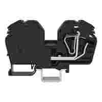 2-conductor through terminal block; 35 mm²; with integrated end plate; side and center marking; only for DIN 35 x 15 rail; CAGE CLAMP®; 35,00 mm²; black