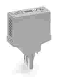 Empty component plug housing; Type 11; 20 mm wide; 8-pole; gray