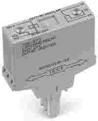WAGO Latching relay module; Nominal input voltage: 24 VDC; 1 changeover contact; Limiting continuous current: 6 A; Red status indicator; Module width: 15 mm
