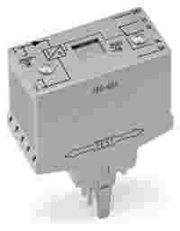 WAGO Current flow monitoring module; AC currents; Monitoring range: 0.2 A – 3 A; 1 changeover contact; light gray