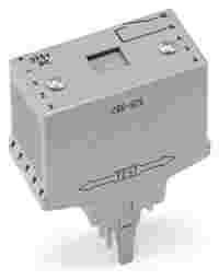 AND gate module with 6 inputs; light gray