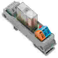 WAGO Relay module; Nominal input voltage: 24 VDC; 1 changeover contact; Limiting continuous current: 6 A; Module width: 21 mm; 2,50 mm²; gray