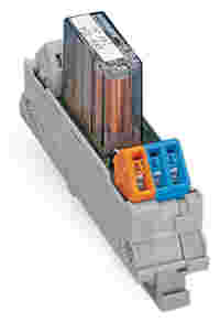WAGO Relay module; Nominal input voltage: 24 VDC; 1 make contact; Limiting continuous current: 16 A; for lamp loads; Module width: 21 mm