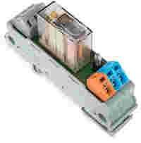 WAGO Relay module; Nominal input voltage: 230 VAC; 1 changeover contact; 2,50 mm²; gray