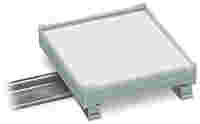 Fixing foot for DIN 35 rail; gray