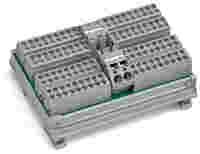 Potential distribution module; 4 potentials; with 19 connection points each
