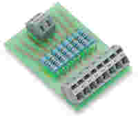 Component module with resistor; with 8 pcs; Resistor 2K2; 1 Watt; 2,50 mm²