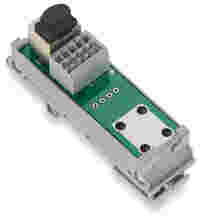 Interface module; RJ-45; PCB terminal blocks; Cat. 5; in mounting carrier; with shield connection; 1,50 mm²