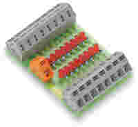 Component module with LED; with 16 pcs; Red LED; with common anode; 2,50 mm²
