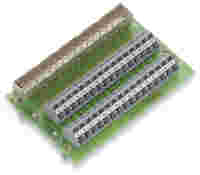 Interface module; Pluggable connector per DIN 41612; 64-pole; Mating connector for IDC; Vertical mounting; PCB terminal blocks, double-row; with mounting feet; Type C; 2,50 mm²