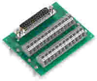 Interface module; with solder pin; Male connector; 50-pole; Mating connector with solder connection; Vertical mounting; PCB terminal blocks, double-row; with mounting feet; 2,50 mm²