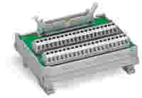 Interface module; Pluggable connector per DIN 41651; 14-pole; PCB terminal blocks, double-row; in mounting carrier; 2,50 mm²