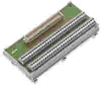 Interface module; Pluggable connector per DIN 41612; 64-pole; Mating connector for solder connection; Vertical mounting; PCB terminal blocks, double-row; in mounting carrier; Type C; 2,50 mm²