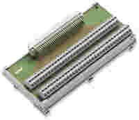 Interface module; Pluggable connector per DIN 41612; 64-pole; Mating connector for solder connection; Horizontal mounting; PCB terminal blocks, double-row; in mounting carrier; Type C; 2,50 mm²