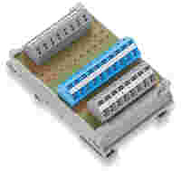 Sensor/actuator module; 8 channels digital output; 2-wire connection; in mounting carrier; 2,50 mm²