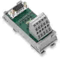 Interface module; with solder pin; Male connector; 15-pole; Double-deck PCB terminal blocks; in mounting carrier; Mating connector for solder connection; 2,50 mm²