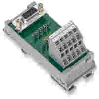 Interface module; with solder pin; Female connector; 37-pole; Double-deck PCB terminal blocks; in mounting carrier; Mating connector for solder connection; 2,50 mm²