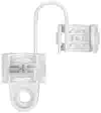 Strain relief; for 294 Series; without snap-in mounting feet; white