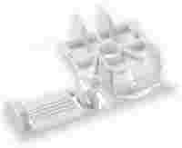Strain relief plate; for 294 Series; for single strands; 3- to 5-pole; white