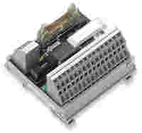 Interface module for system wiring; Pluggable connector per DIN 41651; Male connector; 20-pole; 16-channel digital input or output; 2-wire connection; in mounting carrier