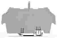 Cover carrier; Type 1; incl. fixing/retaining screws and knurled nut; suitable for 279 to 282 and 880 Series rail-mounted terminal blocks; suitable for 264 Series miniature rail-mounted terminal blocks; suitable for 270 Series sensor and actuator terminal